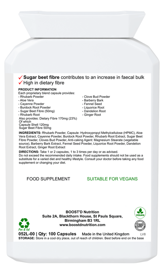 BOOST'D Colon Cleanse Capsules A (100) - BOOSTD Nutrition -
