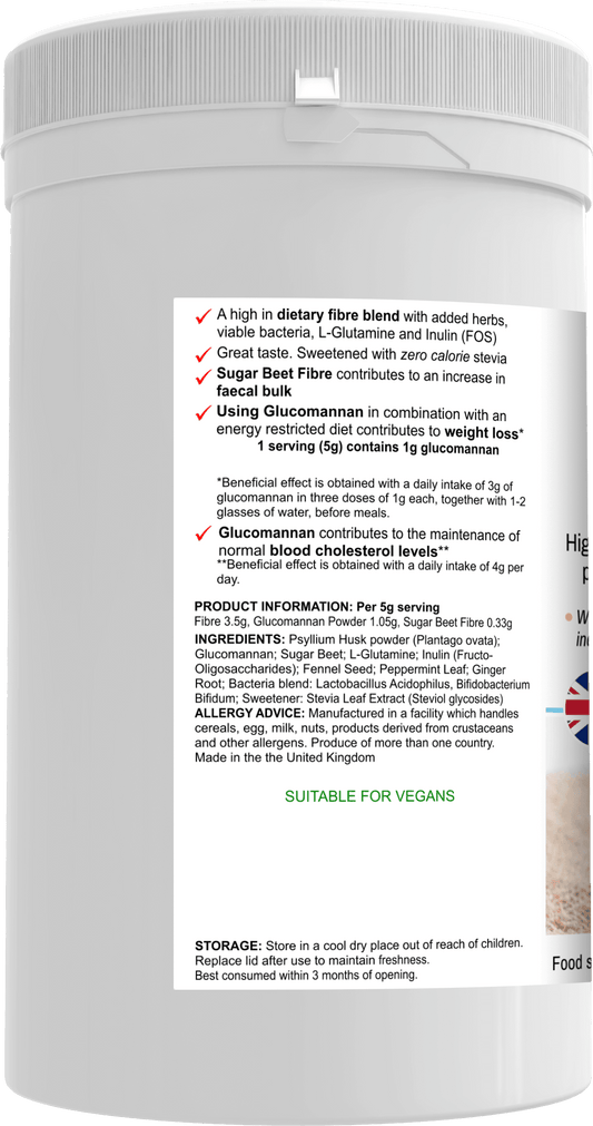 BOOST'D Fibre Powder (180g) - BOOSTD Nutrition -