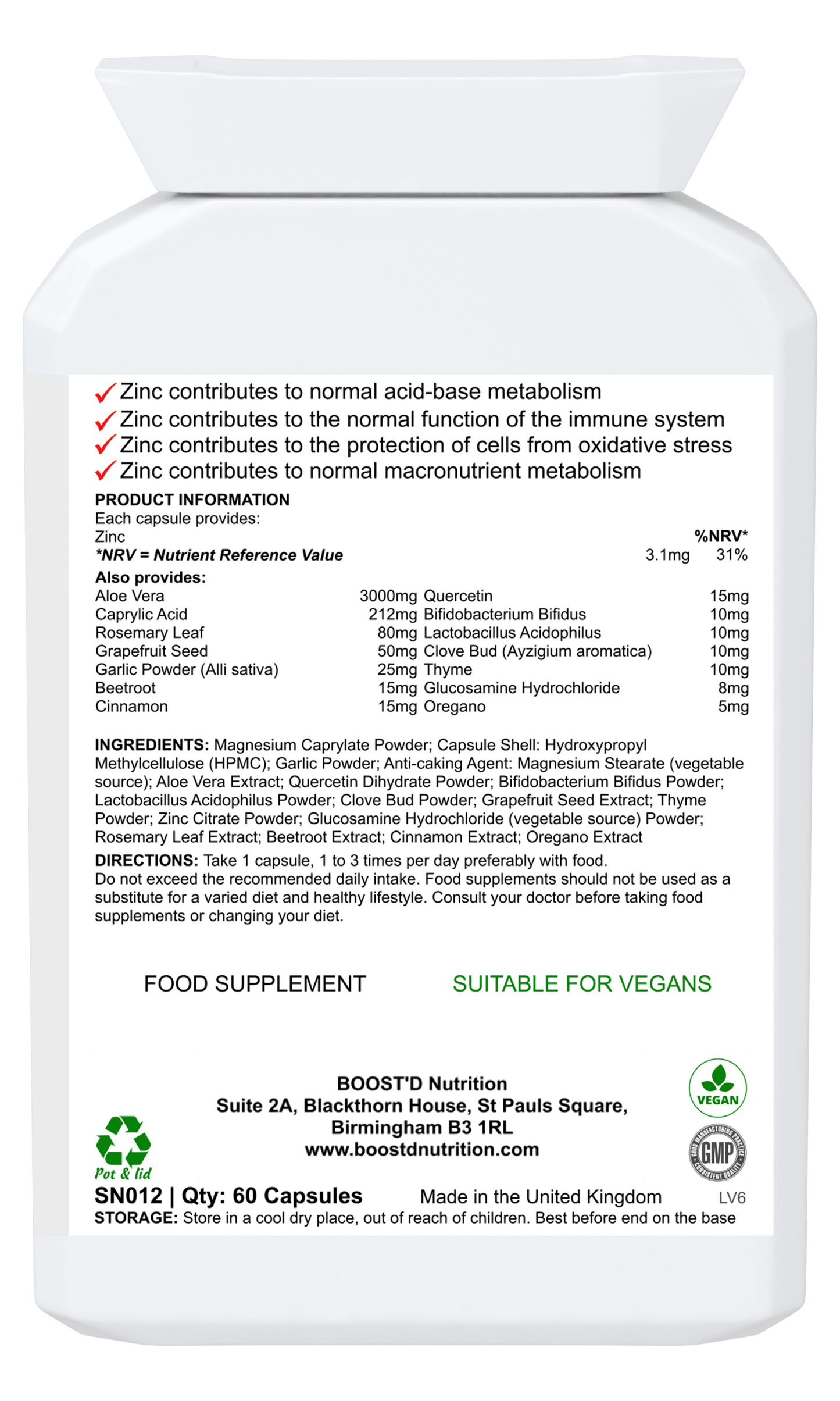 BOOST'D Digestion Capsules (60) - BOOSTD Nutrition - BOOST'D Digestion Capsules (60) - BOOSTD Nutrition - digestion capsules, digestive health products, digestion capsules, digestion product, digestive health, digestive health