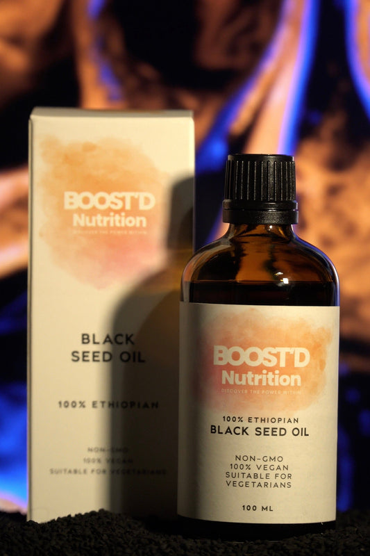 BOOST’D Black Seed Oil (100ml) - BOOSTD Nutrition - black seed oil, black seeds, black seed, nigella sativa, nigella