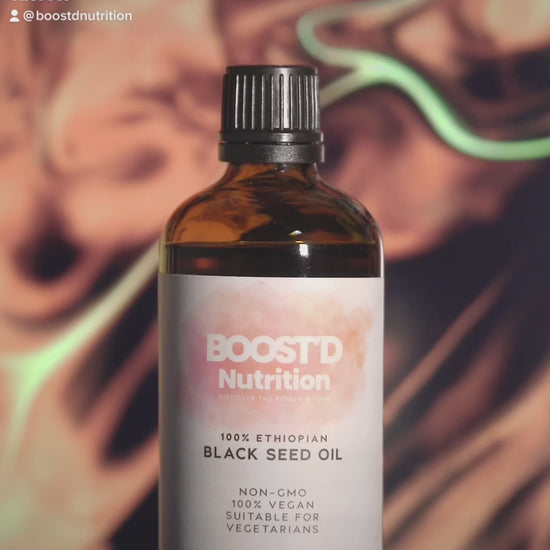 BOOST’D Black Seed Oil (100ml) - BOOSTD Nutrition - black seed oil, black seeds, black seed, nigella sativa, nigella