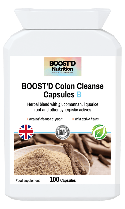 BOOST'D Colon Cleanse Capsules B (100) - BOOSTD Nutrition -