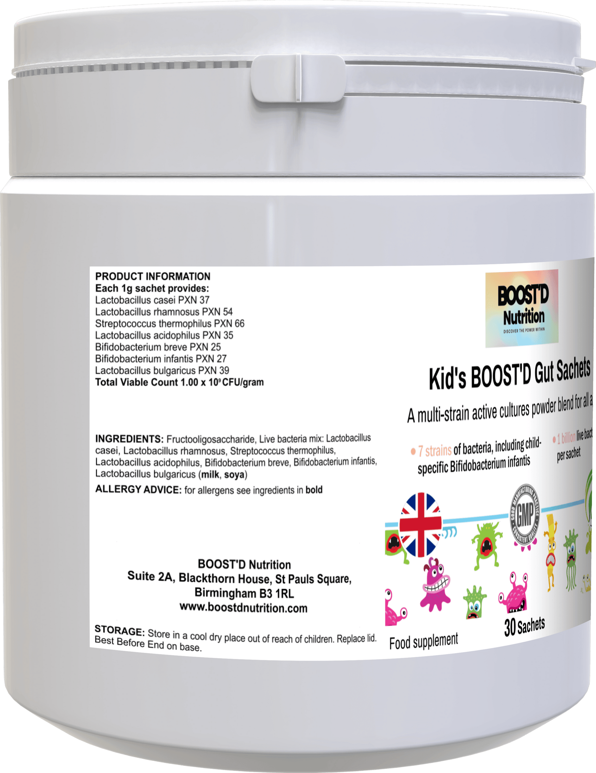 Kids’s BOOST’D Gut Sachets - BOOSTD Nutrition -