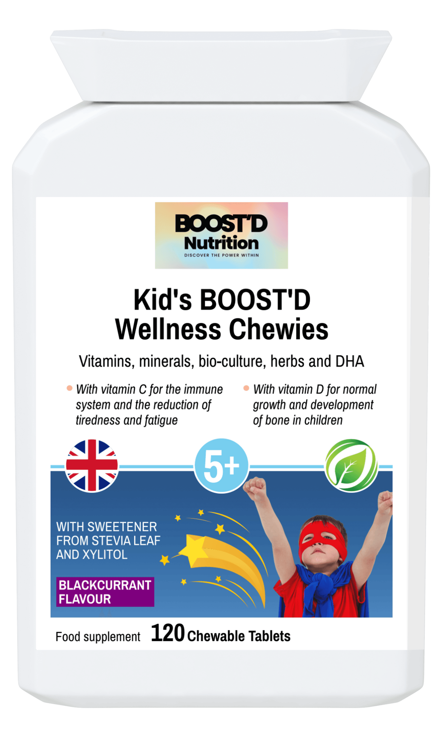 Kids’s BOOST’D Wellness Chewies (120) - BOOSTD Nutrition -