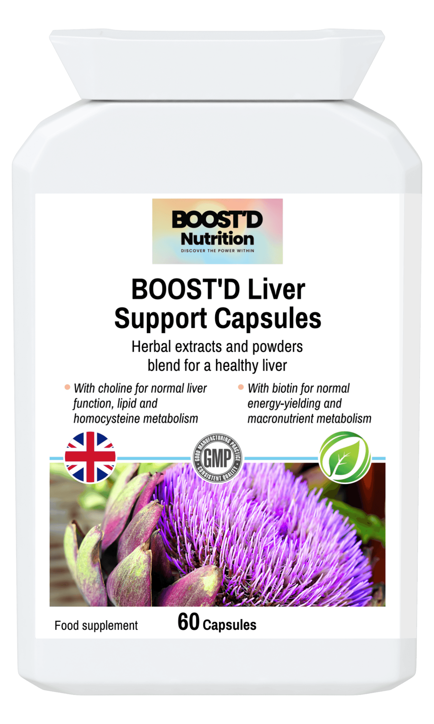 BOOST'D Liver Support Capsules (60) - BOOSTD Nutrition -