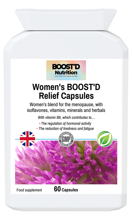 Women's BOOST'D Relief Capsules (60) - BOOSTD Nutrition -
