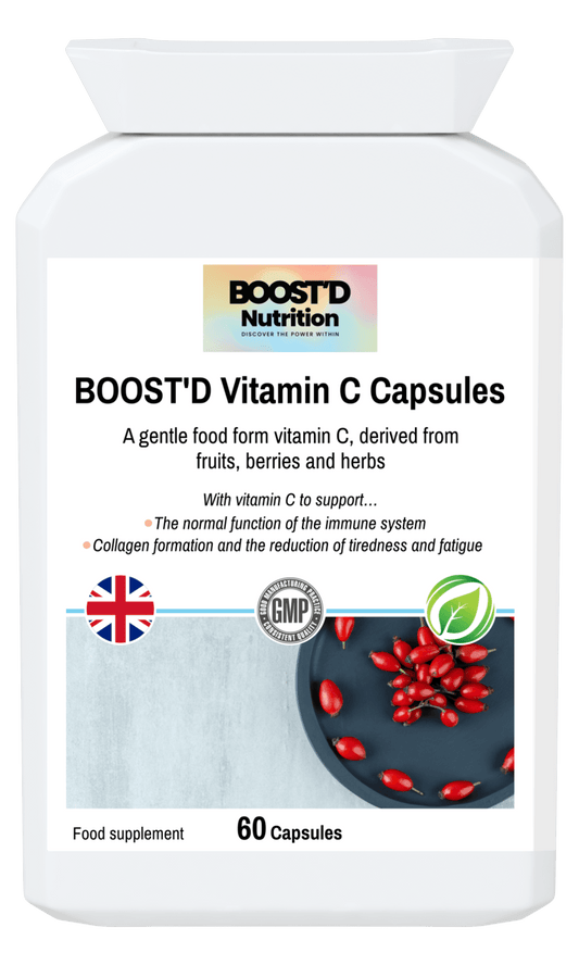 BOOST’D Vitamin C Capsules (60) - BOOSTD Nutrition -