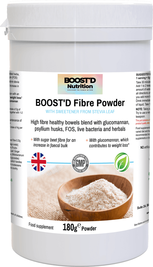 BOOST'D Fibre Powder (180g) - BOOSTD Nutrition -