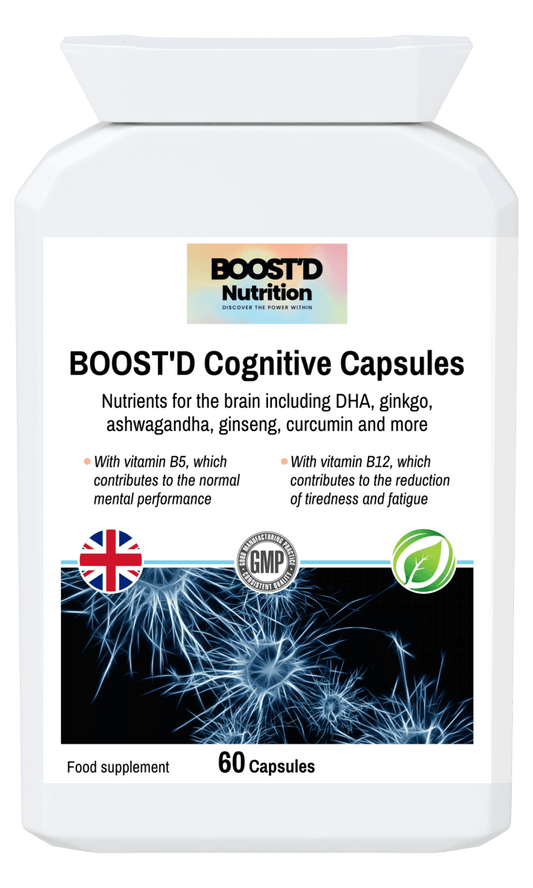 BOOST'D Cognitive Capsules (60) - BOOSTD Nutrition -
